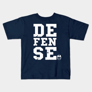 American Football Fan DEFENSE Football Fan Kids T-Shirt